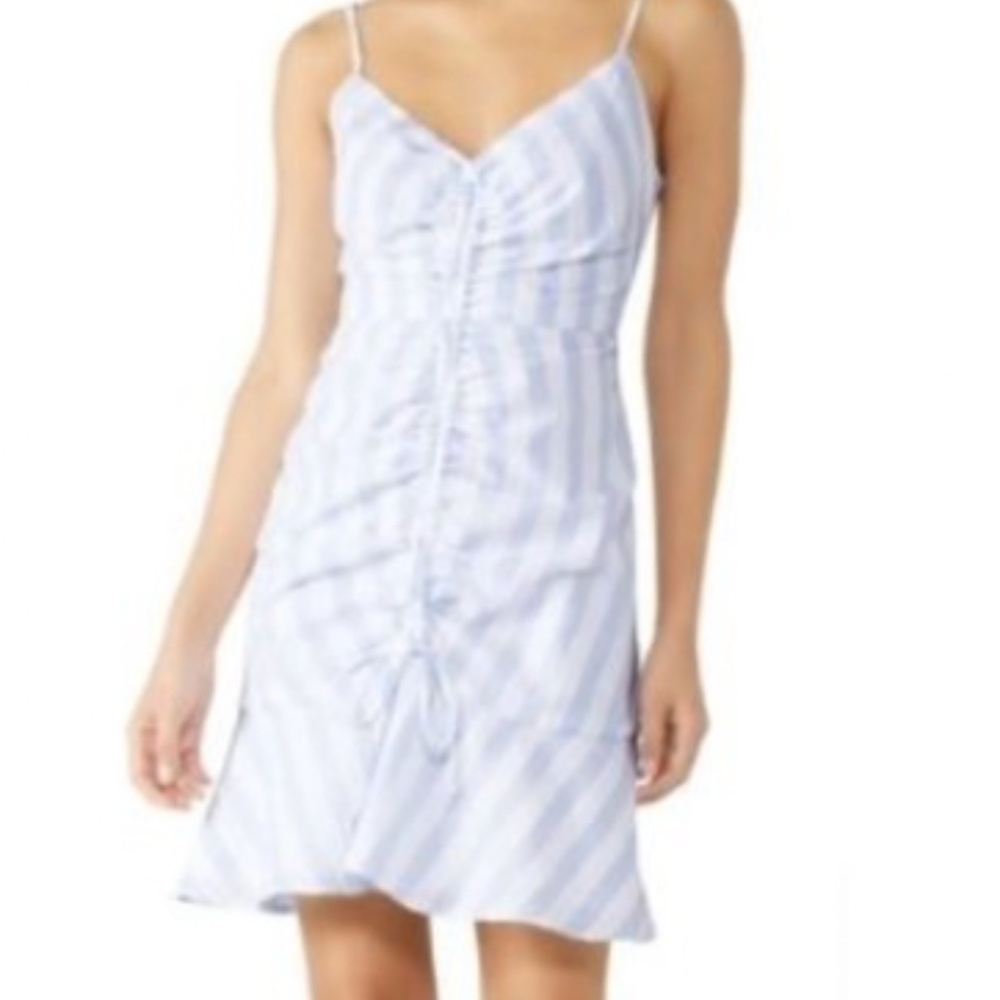 Cupcakes and Cashmere Corsiva Striped Mini Dress